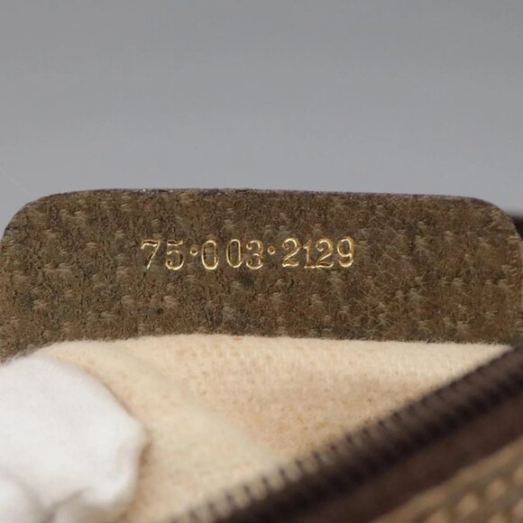 GUCCI GG Supreme Web Sherry Line Shoulder Bag PVC Beige Green Red Auth ep7185 - Picture 10 of 16